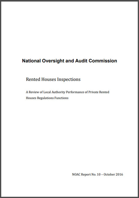 A Review of Local Authority Performance of Private Rented