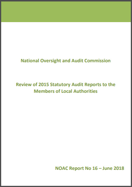 NOAC Review of 2015 Statutory Audit Reports to the Members of Local Authorities