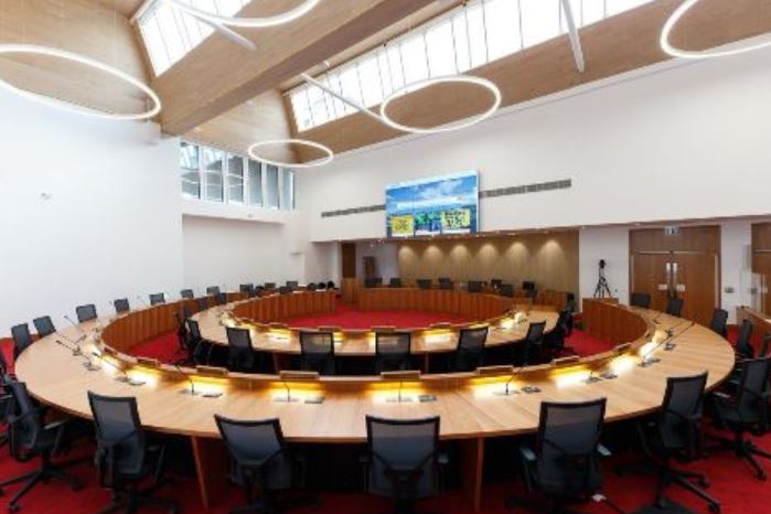 DLR council chamber