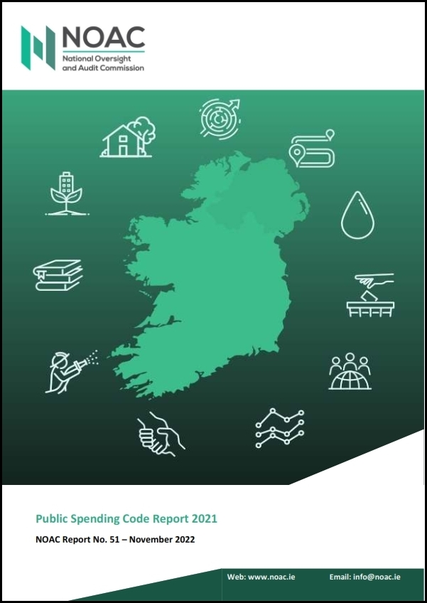 PSC 2021 front page border Public Spending Code Report 2021 Cover