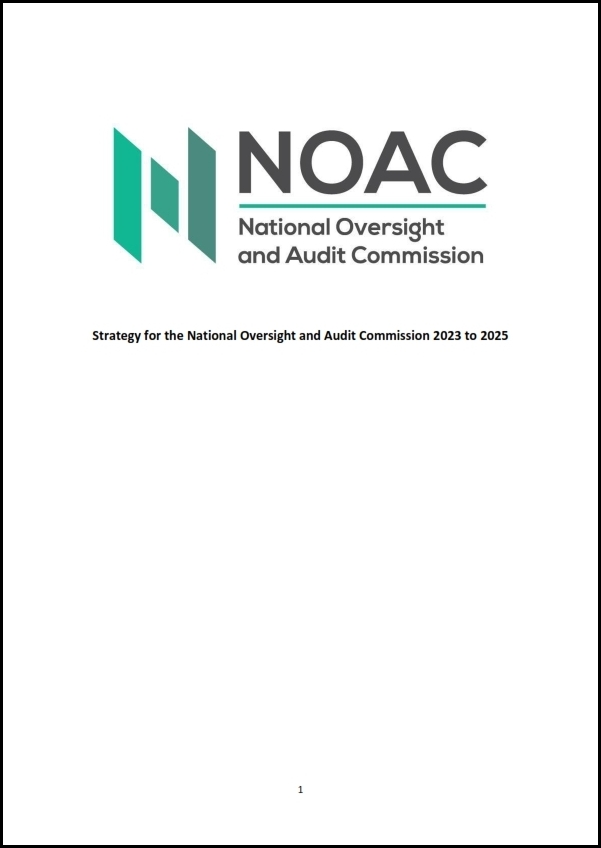 NOAC Strategy for the National Oversight and Audit Commission 2023 to 2025